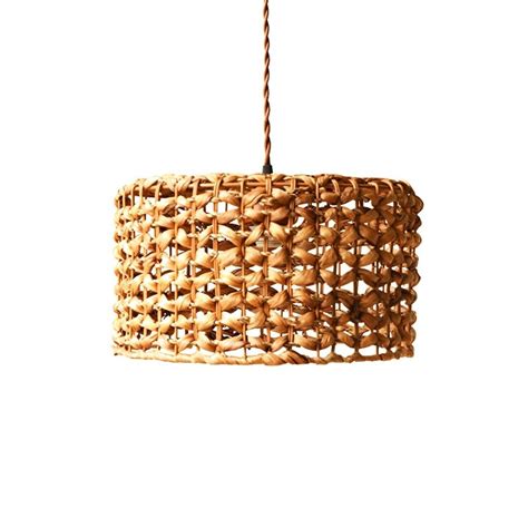 Models with lights provide many advantages, and you will be. Luxury Farmhouse Style Rattan 1-Light Pedant Light Drum ...