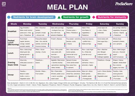 Nutritious Meal Plans For Kids Child Nutrition Food