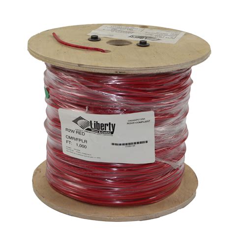 Liberty Wire And Cable 22awg 4c Control Cable 224c Cmcmr Red 1000
