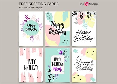 20 Best Greeting Card Templates For Word Photoshop And Illustrator