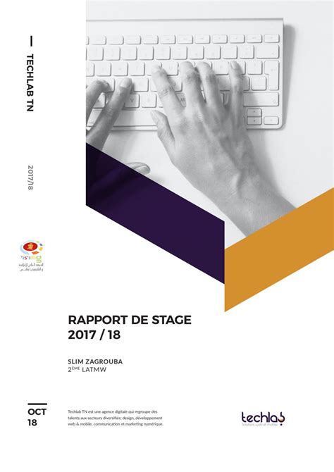 Rapport De Stage Webdesign By Slim Zagrouba Issuu