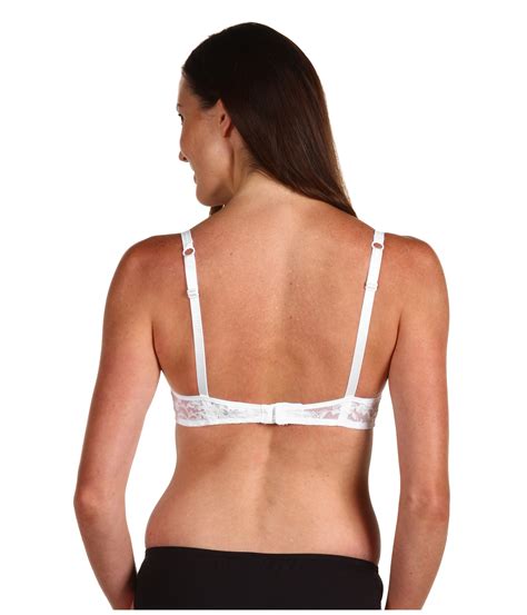 Dkny Signature Lace Unlined Demi Bra 451000 In White Lyst
