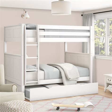 It's so beautiful it looks like it's worth a million dollars! Viv + Rae Amani Full Over Full Bunk Bed with Trundle ...