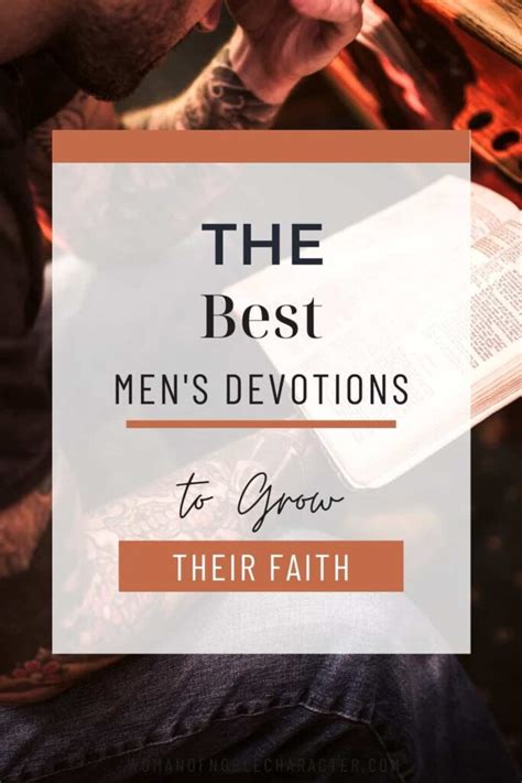 The Best Men S Devotions To Grow Their Faith