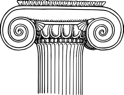 Greek clipart ionic column, Greek ionic column Transparent FREE for download on WebStockReview 2020