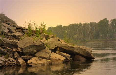 Stone River Bank Free Stock Photo Public Domain Pictures