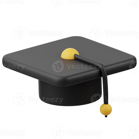 3d Illustration Of Graduation Hat 24486983 Png