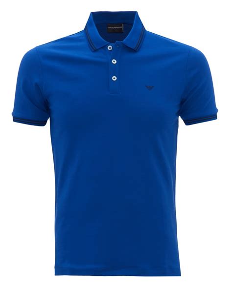 Browse a selection of men's shirts from emporio armani at repertoire. Emporio Armani Mens Eagle Logo Polo Shirt, Modern Fit ...