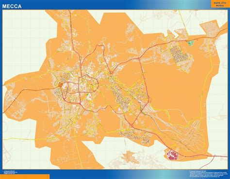 Mecca Mappa In Arabia Saudita Mappe Mondo Netmaps