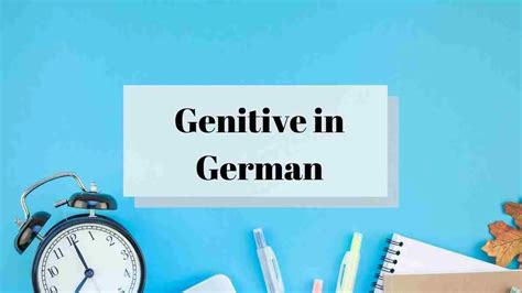 Genitive Case In German Master German Genitive Case In Under 2 Hours