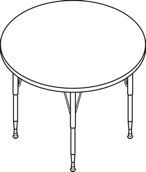 Table Line Drawing Clipart Best
