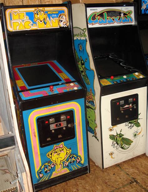Carolina Gaming Company Ms Pacman And Galaxian Two Original Arcade