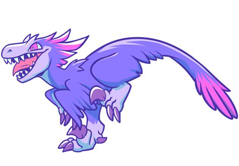 An Image Of A Purple Dragon With Big Wings
