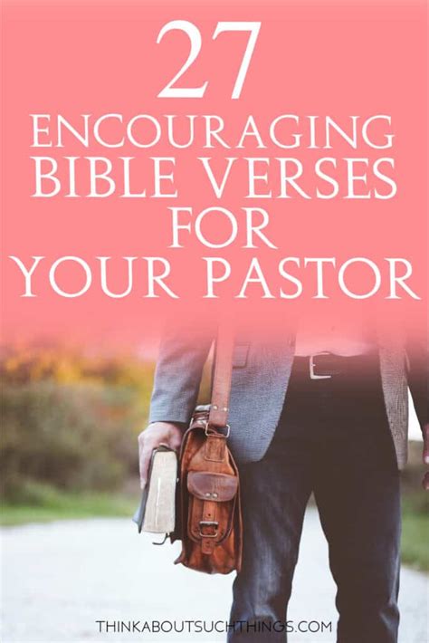 27 Powerful Bible Verses For Pastors To Encourage Those In Ministry