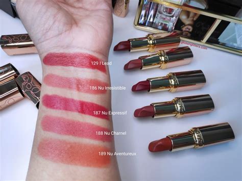 New Loreal Colour Riche Les Nus Intense Lipsticks Review Swatches Glossnglitters