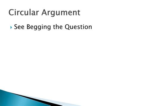 Ppt Logical Fallacies Or Fallacies In Argumentation Powerpoint