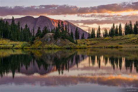 Copper Lake Reflection Elk Mountains Colorado Mountain Photography