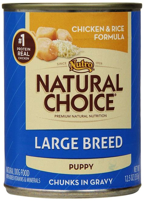 Wellness complete health natural dry large breed puppy food, chicken, salmon & rice. NUTRO NATURAL CHOICE Large Breed Canned Dog Food >> Can't ...