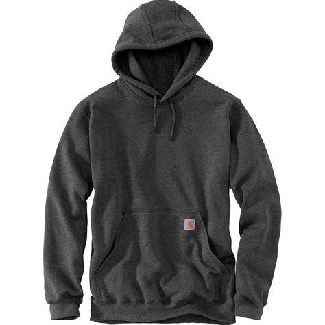 Carhartt Cotton Midweight Pullover Hooded Sweatshirt In Carbon Heather
