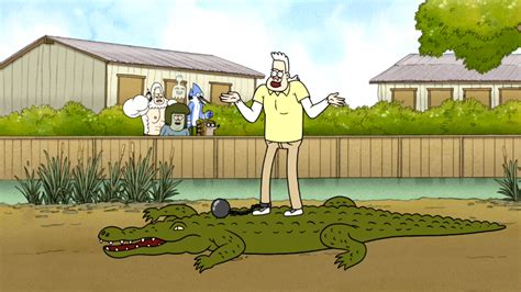 Image S5e35052 Quips On A Crocodile Or Alligatorpng Regular Show