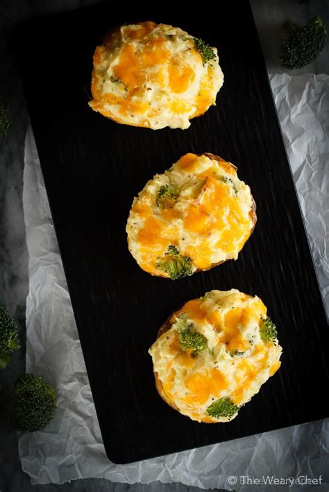 To make ahead, cover and refrigerate unbaked potato bites. These twice baked potatoes filled with cheddar cheese and ...