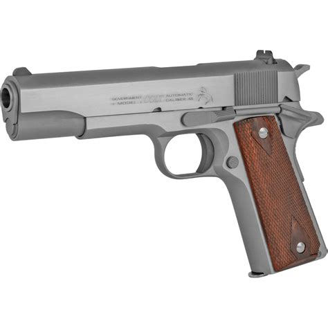 Colt 1911 Classic 45 Acp 5 In Barrel 7 Rnd Pistol Stainless Handguns