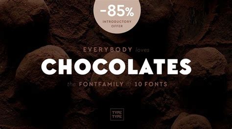 Font Of The Day Chocolates Creative Bloq