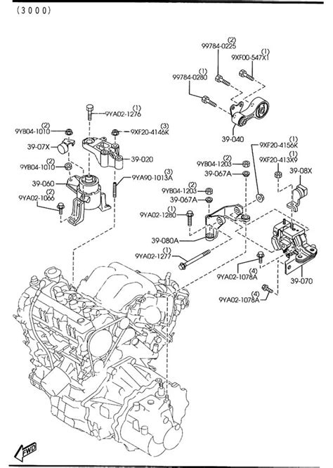 Mazda 6 Car Engine Parts Diagram
