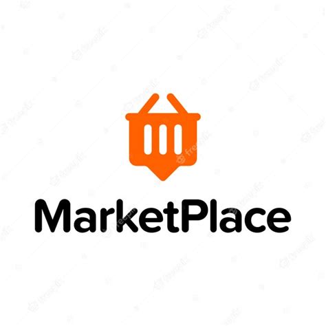 Marketplace Logo Vector Premium Download