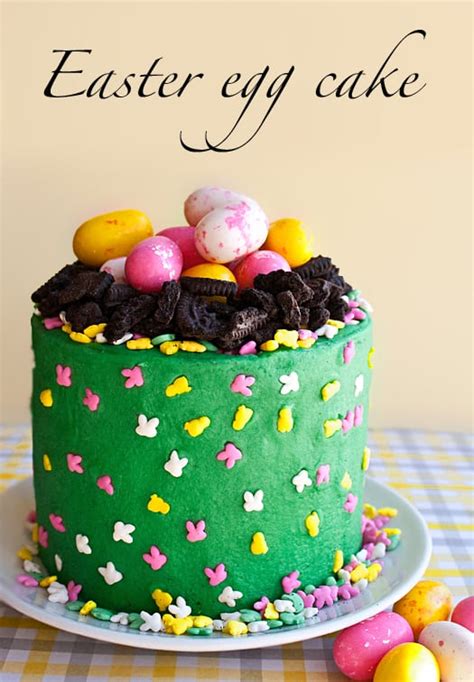 How To Make An Easter Egg Cake Cake Journal