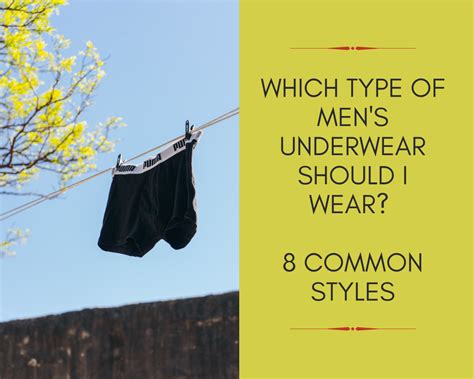 Which Type Of Mens Underwear Should I Wear 8 Common Styles Bellatory