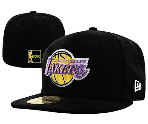 Los Angeles Lakers New Era 59fifty Black Hat New Era 59fifty Los