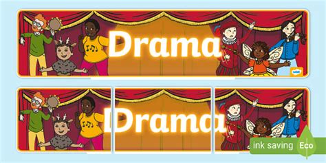 Drama Display Banner Nz Teacher Made Twinkl