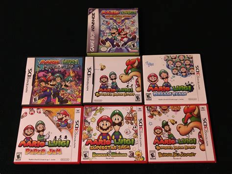 My Mario And Luigi Rpg Collection Rgamecollecting