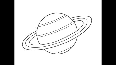 How To Draw Saturn Step By Step Drawing Guide By