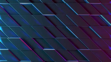 Neon Lighting Rectangles 3d Wallpaper 4k Ultra Hd Id3583