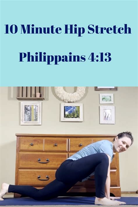 A Quick Hip Stretching Routine While Connecting With God And Reflecting On Philippians 413