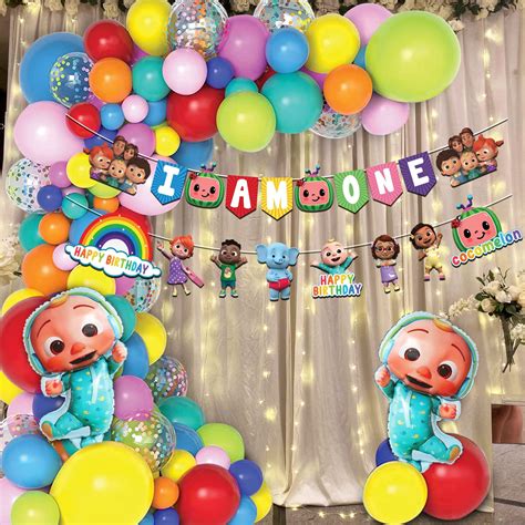 Buy Festiko® Cocomelon Theme 1st Birthday Combo 54 Pcs Birthday