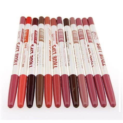 Buy Mn Menow True Lips Set Of 12 Creamy Lip Liner Pencils Online ₹199