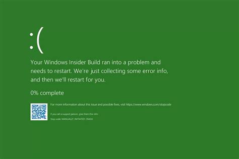 Windows Xp Error Green Screen