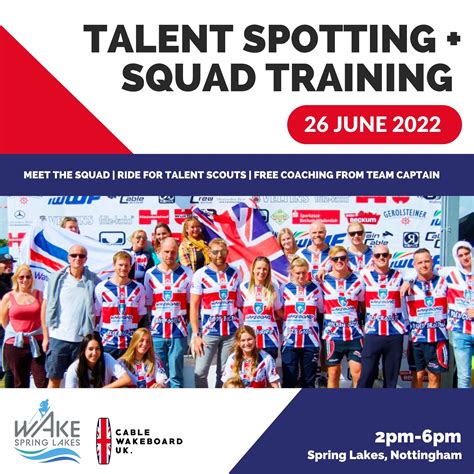 2022 Talent Spotting Squad Training British Cable Wakeboard
