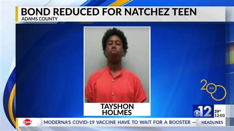 Bond Reduced For Natchez Teen Charged With Murder Wjtv