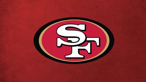 San Francisco 49ers Logo In Red Background Hd 49ers Wallpapers Hd