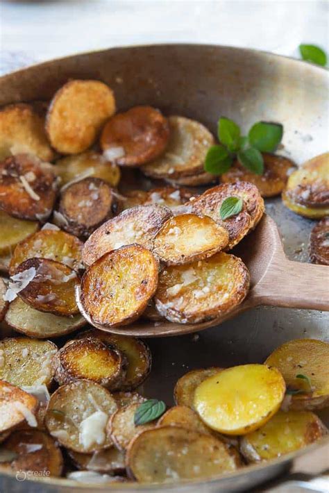 Pan Fried Sliced Potatoes Create Kids Club