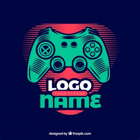 Describa su logo perfecto, obtenga diversos estilos de diseño de logos de videojuegos para elegir y añada su toque personal. Plantilla de logo de videojuego con estilo retro | Vector ...