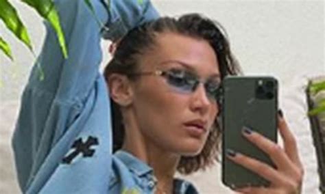Bella Hadid Leaves Little To The Imagination As She Snaps A Topless