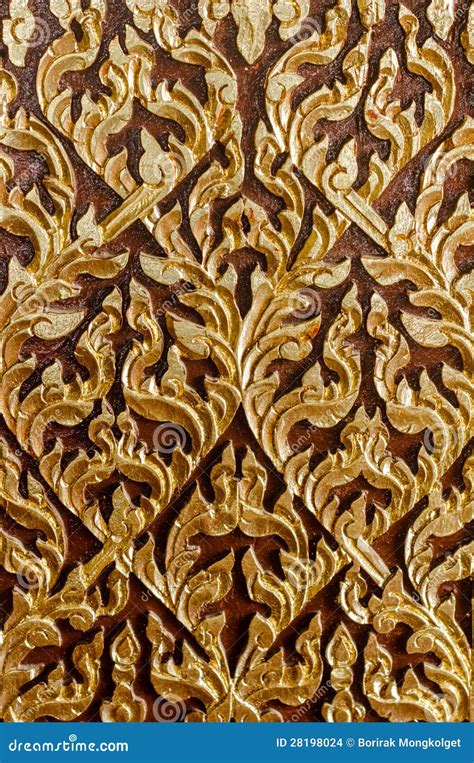 Pattern In Traditional Thai Style Stock Photo Image Of Culture