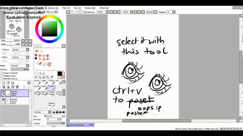 How To Copy And Past Layars In Paint Tool Sai 2019 Applicationspag