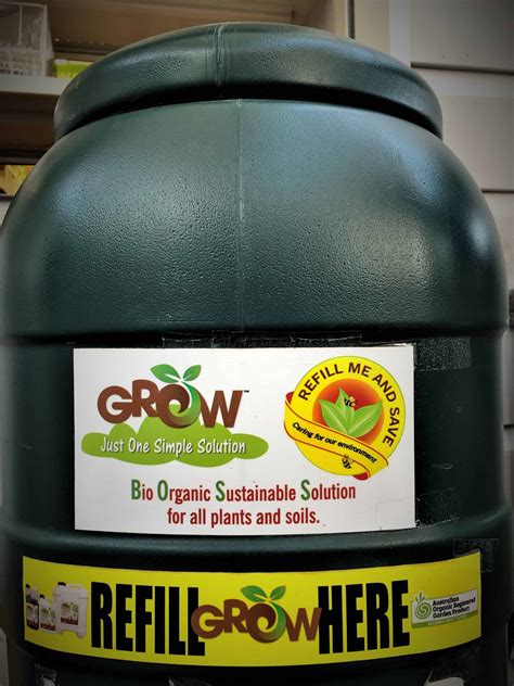 GROW Bio Organic Sustainable Solution Liquid Fertilizer 1 Litre