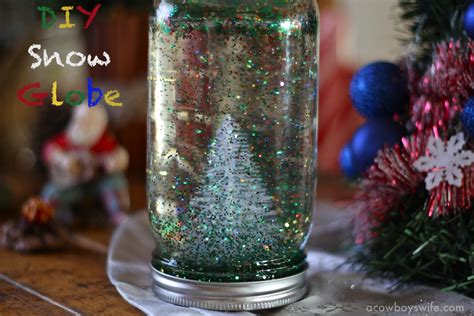 Easy Christmas Craft For Kids Diy Snow Globe A Cowboys Wife